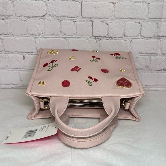 NWT Betsey Johnson Xonora 3-Way Studded Satchel Tote Bag - Picture 6 of 14